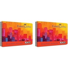 AyrStore Faber-Castell Resim Defteri, 25X35 Cm, 30 Yaprak, Sert Karton Kapak, Spiral Cilt, 120G Kaliteli