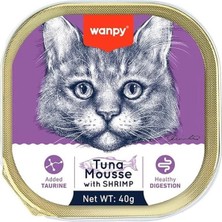 AyrStore Ton Balıklı ve Karidesli Yaş Pate Kedi Maması, 40 Gr, 6 Adet
