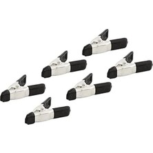 AyrStore 60341 6 Pc 50 mm Spring Clamp Set, Black