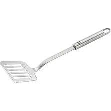AyrStore Zwilling Pro Kızartma Spatulası, 35 Cm, Metalik Gri, 18/10 Paslanmaz Çelik