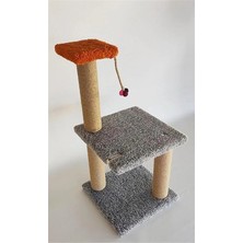 AyrStore Iki Katlı Yavru Gri Kedi Tırmalama Tahtası