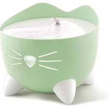 AyrStore Catit Pıxı Içme Çeşmesi – Üç Filtreli ve Ergonomik Içme Seçeneklerine Sahip Kedi Su Çeşmesi, Yeşil