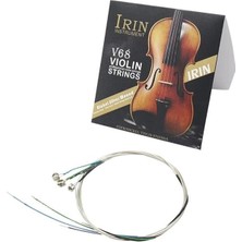 AyrStore Takım Keman Teli Full Set (E-A-D-G) Tüm Boy Kemanlar Için Uygundur - Steel Core Nickel-Silver Wound