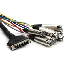 AyrStore 8'li DB25-XLRF Snake Kablo 5 M (DTF-805)