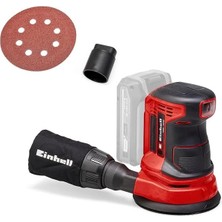 AyrStore Te-Rs 18 Li - Solo, Akülü Eksantrik Zımpara, Siyah/kırmızı