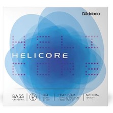 AyrStore D'addario H612 3/4m Helicore D Kontrabas Teli (Re)