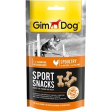 AyrStore Gimdog Sportsnacks Tavuk & L-Carnitinli Köpek Ödül Tableti, 60 gr