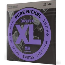 AyrStore D'addario EPN115 Elektro Gitar Tel Seti, Xl, Pure Nickel, Blues/jazz