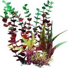 AyrStore Akvaryum Için Yapay Bitkiler - Çevre Dostu Sahte Su Tesisleri | Akvaryum, Otel Lavabo