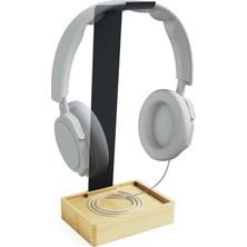 AyrStore – Kulaklık Tutucu ve Başlık Askısı, Son Derece Dayanıklı Metal ve Bambudan Yapılmış