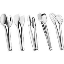 AyrStore 5 Parça Paslanmaz Çelik Maşa Takımı