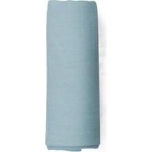 Maki Home Makiteks Yüzde Yüz Pamuklu Su Yeşili 100X200+50X70 Tek Kişilik Lastikli Çarşaf Takımı