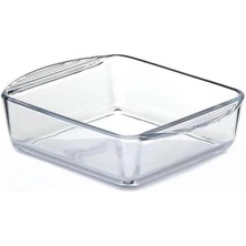 AyrStore Pasabahce Borcam Midi Fırın Tepsisi, 59854, Şeffaf