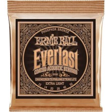 AyrStore Everlast Ekstra Hafif Kaplamalı Fosfor Bronz Akustik Gitar Telleri, Ölçü 10-50
