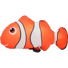 AyrStore Peluş Kedi Oyuncağı Balık Kedi Nanesi Otlu Çıngıraklı 1 Adet Palyaço