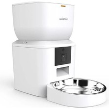 AyrStore QQ025 Kameralı Akıllı Kedi Otomatik Mama Kabı, Tuya App-Wifi Uzaktan Kontrol, Ayarlanabilir