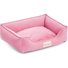 AyrStore Delta Leo Pembe Kedi ve Köpek Yatağı Xs 45X55CM