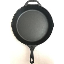 AyrStore Döküm Tava 30 cm Kaplamasız Gerçek Demir Döküm 12 Inch