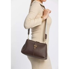 Tek Şeritli Kahverengi Kadın Çanta