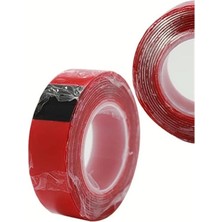 AyrStore Güçlü Tutuculu Akrilik Çift Taraflı Yapıştırma Bantı Tablo Şerit LED Montaj Yapıştırıcı Bandı