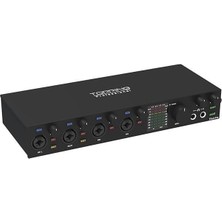 AyrStore Topping Professional E4X4 Pre | Black Yüksek Kalite Usb-C Ses Kartı: 4-Giriş/4-Çıkış 24BIT/192KHZ