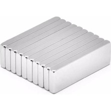AyrStore Köşeli Neodyum Mıknatıs Magnet Dikdörtgen 30X10X3 mm - 5 Adet