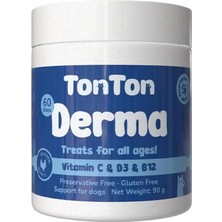 AyrStore Kedi ve Köpek Deri & Tüy Bakımı Için Glutensiz Çiğnenebilir 60 Tablet Kolajen Içerikli