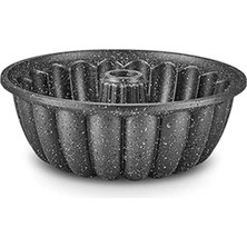 AyrStore Cake Pro Lina Antrasit Döküm Kek Kalıbı 25,5 cm