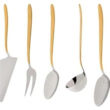 Jumbo 9400 Mat Altın 5 Parça Servis Seti