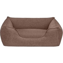 AyrStore Alpha Mirandus Açık Kahverengi Köpek Yatağı M 65X80CM