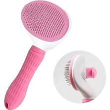 AyrStore Kedi Köpek Tarağı Tüy Temizleme Otomatik Temizlenen Tüy Tarağı Kendi Kendini Temizleyen Masaj