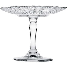 AyrStore Pasabahce Ayaklı Cam Servis Tabağı