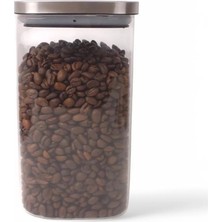 AyrStore 1100ML Sızdırmaz Vakumlu Metal Kapaklı Borosilikat Cam Kavanoz – Hava Geçirmez & Dayanıklı