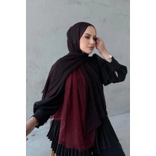 Alluring Jawel Degrade Konfor Şal Koyu Bordo