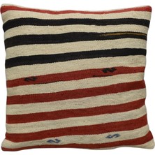 Zehra Abla Halı Yeni El Dokuma Dekoratif Kilim Kırlent Yastık Kılıfı 6705