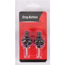 AyrStore SB01BK Gitar Askı Kilidi Straplock (1 Çift Siyah)