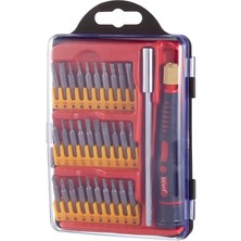 AyrStore W 2254, Elektronikçi Tornavida Bits Uç Seti (32 Parça), Gri, Siyah, Kırmızı