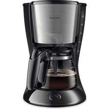 AyrStore HD7462/20 Kahve Makinesi, Cam Sürahi, 1.2l Kapasite, Makinede Yıkanabilir, 1000 W, Siyah