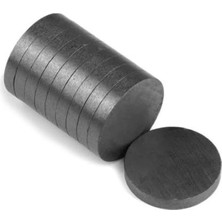 AyrStore 250 Adet Ikah Şekeri Ferrit Mıknatıs Kömür Mıknatıs Y30 Güçlü D12X3 mm