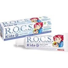 AyrStore R.o.c.s. Kids 3-7 Yaş Florürsüz Diş Macunu Meyve Külahı Tadında (1 x 45 G)