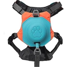 AyrStore Köpek Tasması Gövdelik ve Göğüslük Otomatik Toplama Rahat ve Konforlu Yürüyüş Tasma (M)