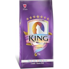 AyrStore King Multicolor Renkli Taneli Kuzu Etli Yetişkin Kedi Maması 15 kg
