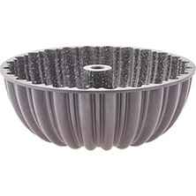 AyrStore Cake Pro Dilimli Antrasit Döküm Kek Kalıbı