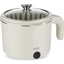 AyrStore SCO-5063 Çok Fonksiyonlu Buharlı Pişirici – 1 Litre Kapasite, Paslanmaz Gizli Rezistans