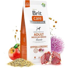 AyrStore Care Adult Medium Breed, Orta Irk - Yetişkin Köpekler Için, Tek Proteinli, Hipoalerjenik, Kuzu