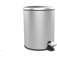 AyrStore Cigo Pedallı Çöp Kovası 6lt Paslanmaz Mat Iç Kısım Siyah M-E41-30-06