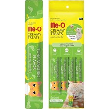 AyrStore Me-O Creamy Treats Sarı Yüzgeçli Orkinos, 15 gr x 4