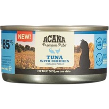 AyrStore Premium Pate (Ezme) Konserve Yaş Kedi Maması, Tuna Balıklı ve Tavuklu, 85 gr