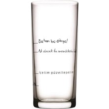 AyrStore Içelim Güzelleşelim Rakı Bardağı, 205 Ml, 6 Parça