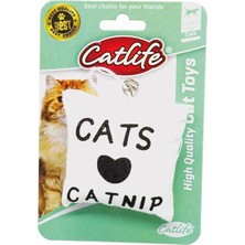AyrStore Catlife Kediler Için Catnip Yastık Oyuncak Zilli